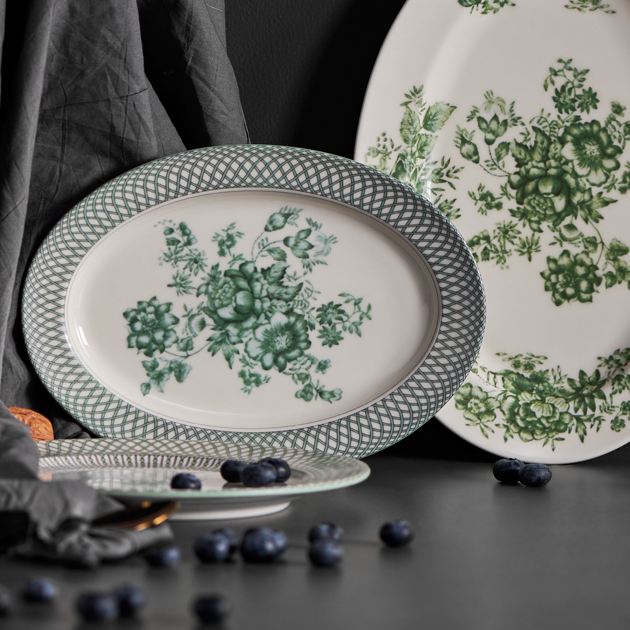 Renata Emerald Green Platter / 24cm Platter