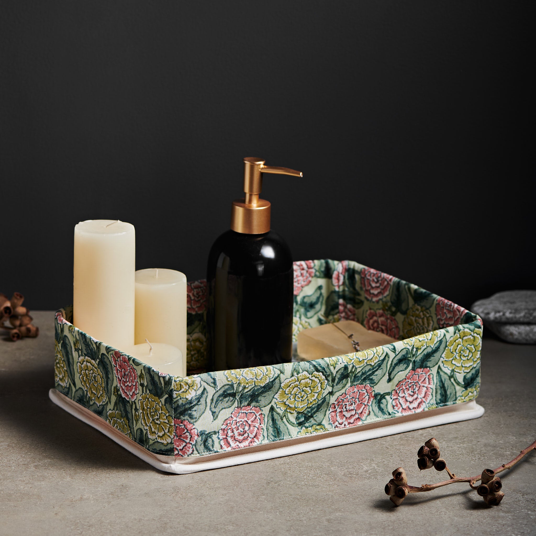 Dahlia Lime Vanity Tray