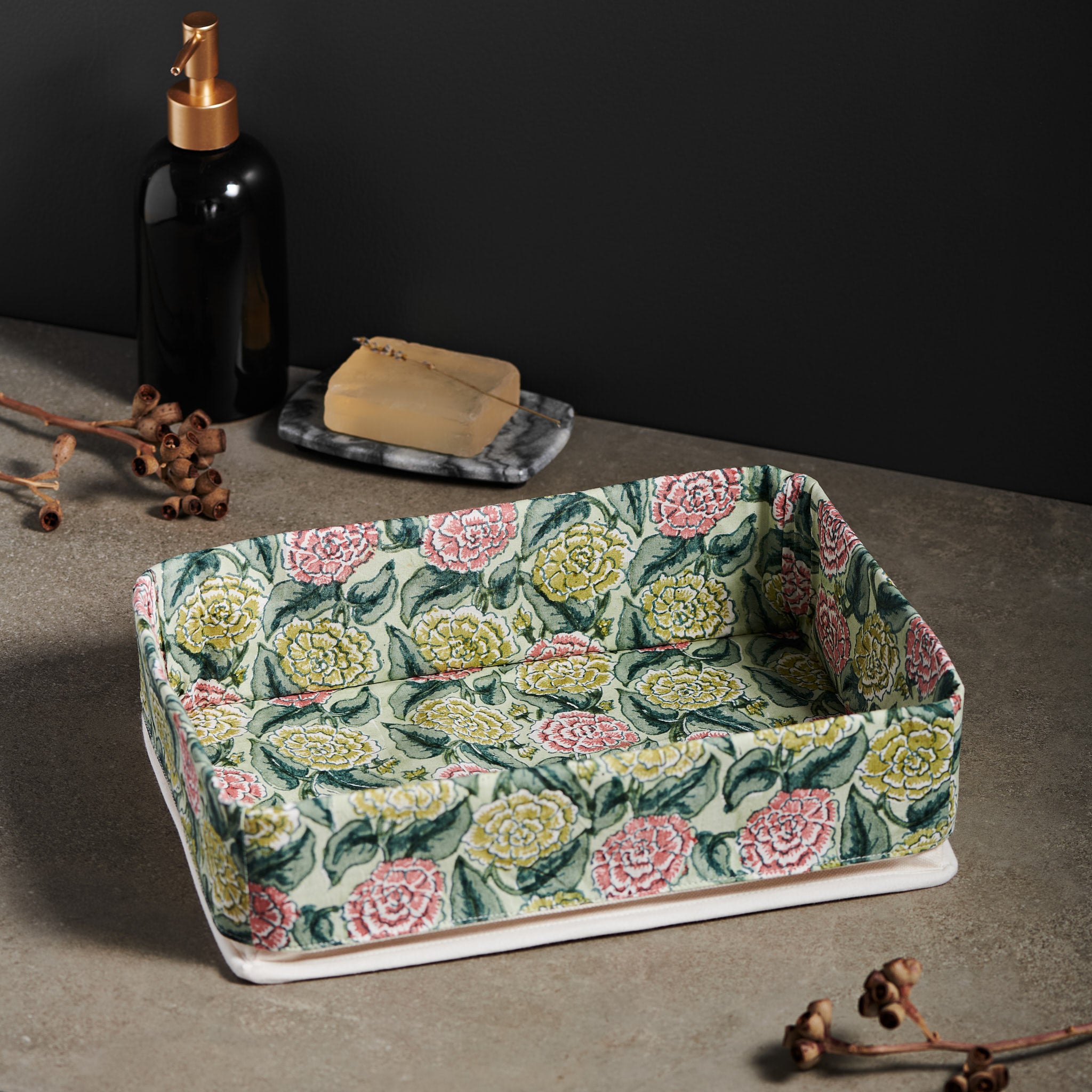 Dahlia Lime Vanity Tray