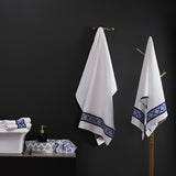 Jali indigo bathroom set