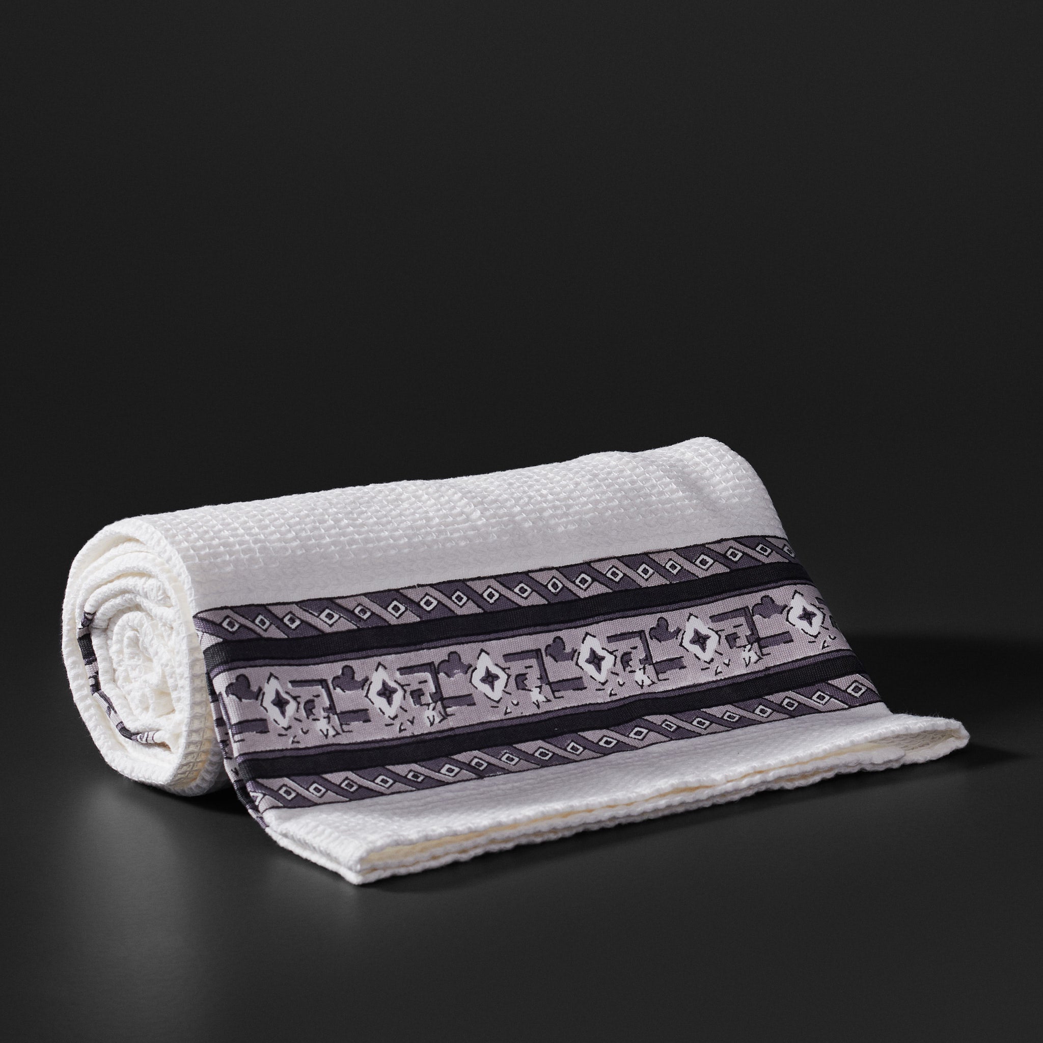 Tula Charcoal Grey Bath Towel