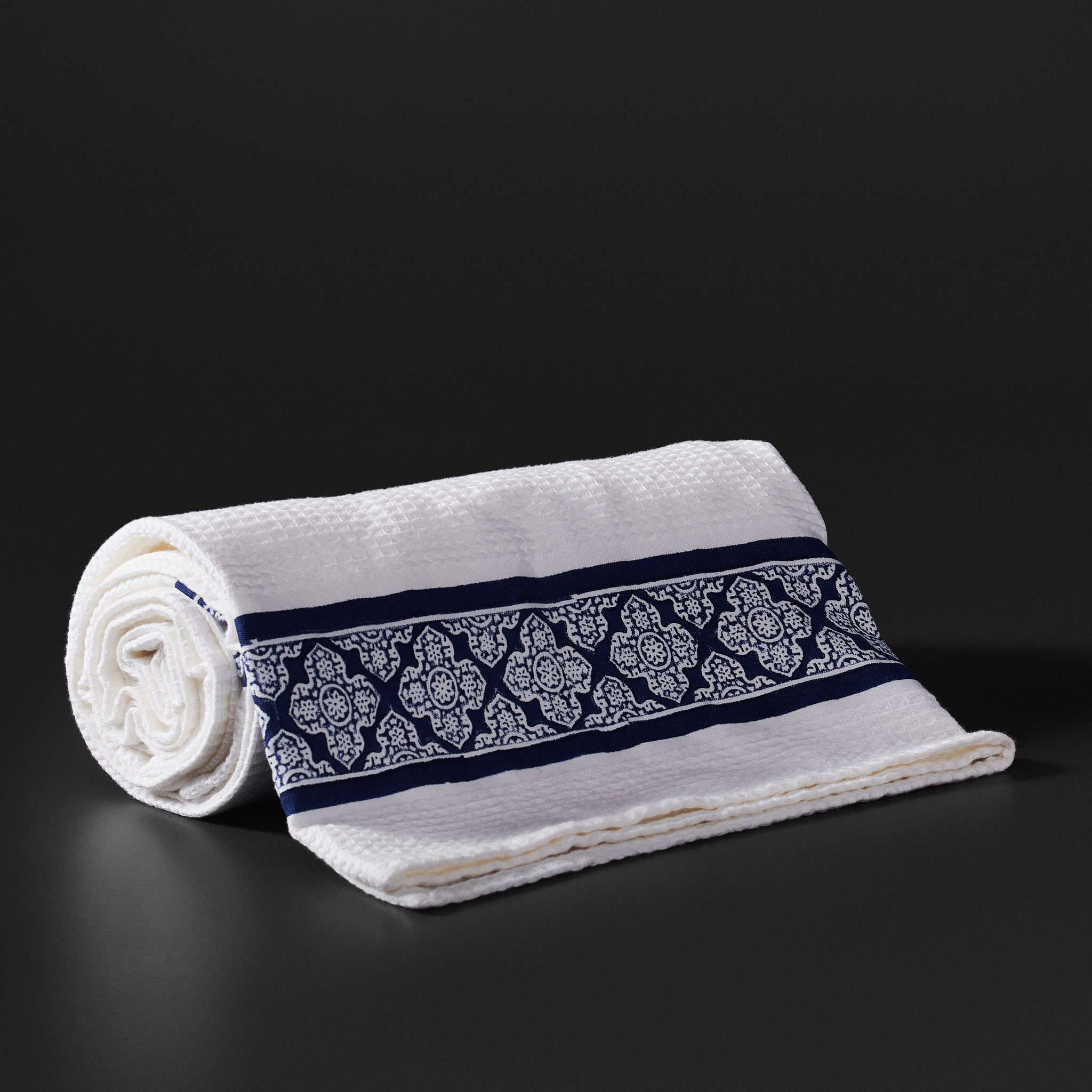 Jali Indigo Bath Towel