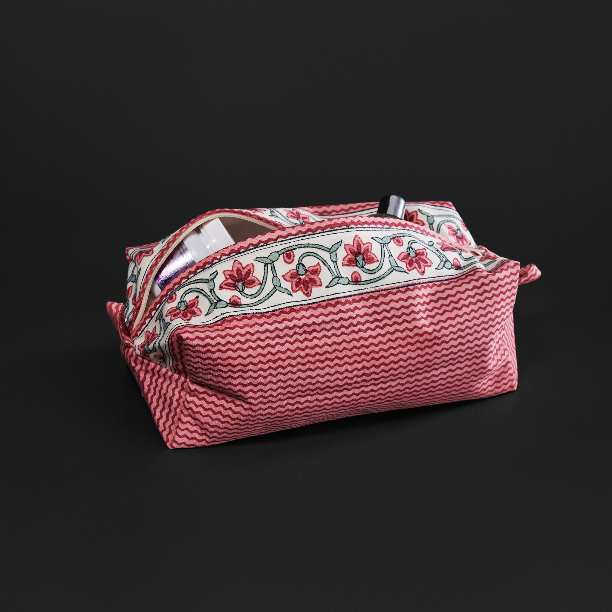 Ruhi Raspberry Pink Travel Pouches