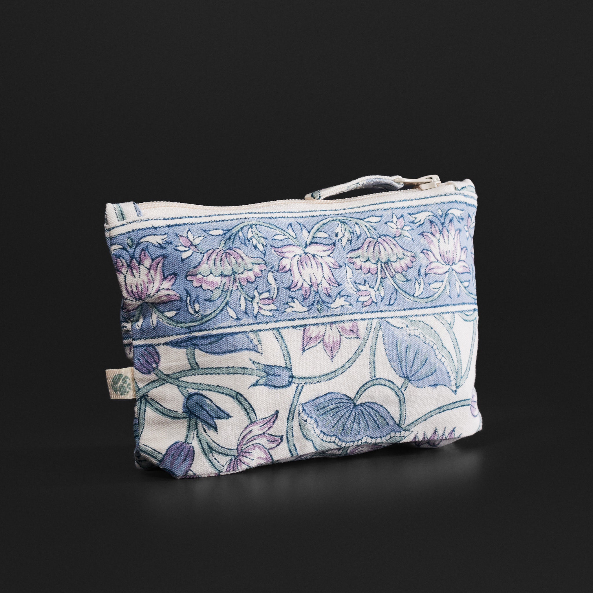 Nilofer Aqua Blue Travel Pouches