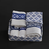 Jali indigo bathroom set