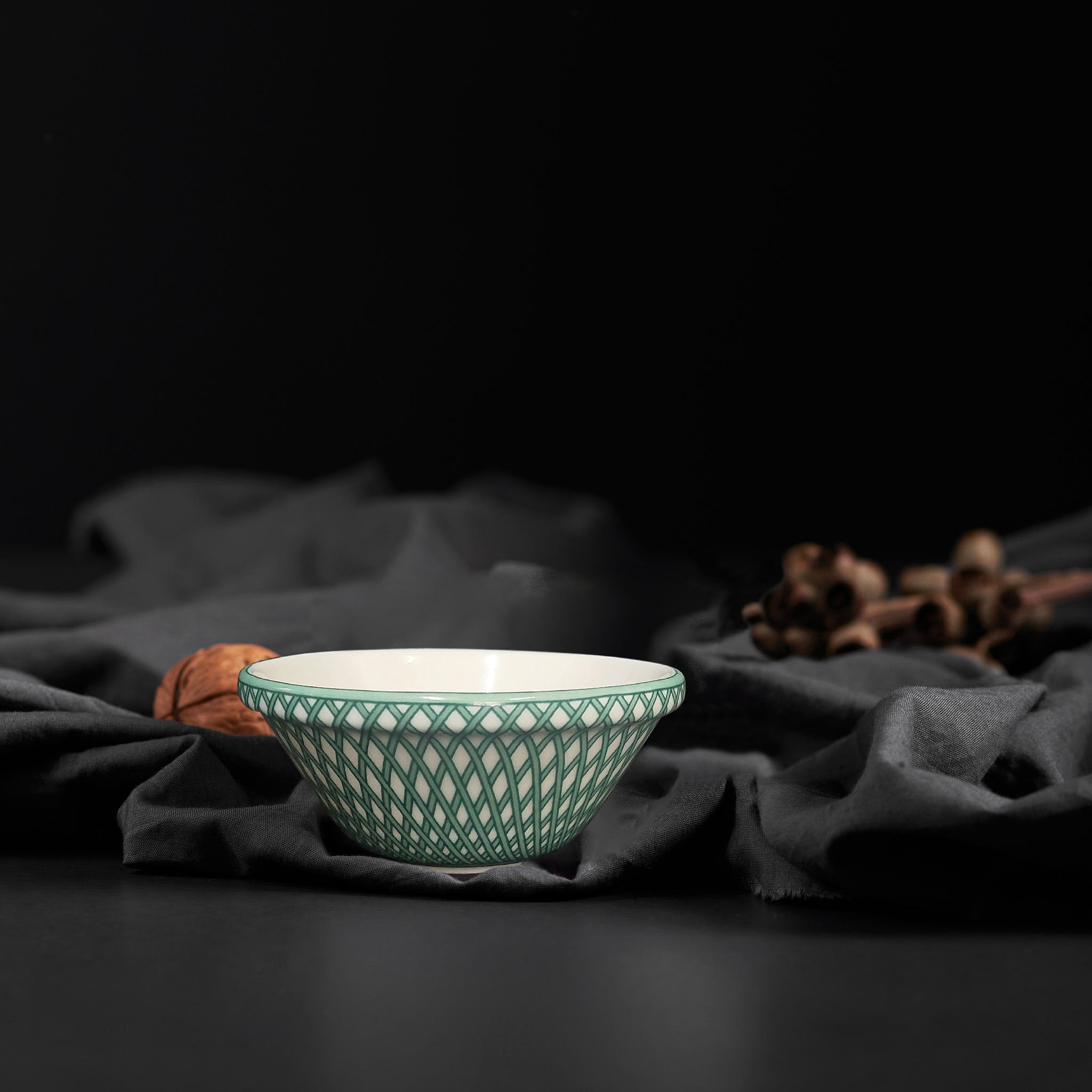Renata Emerald Green Conical Bowl