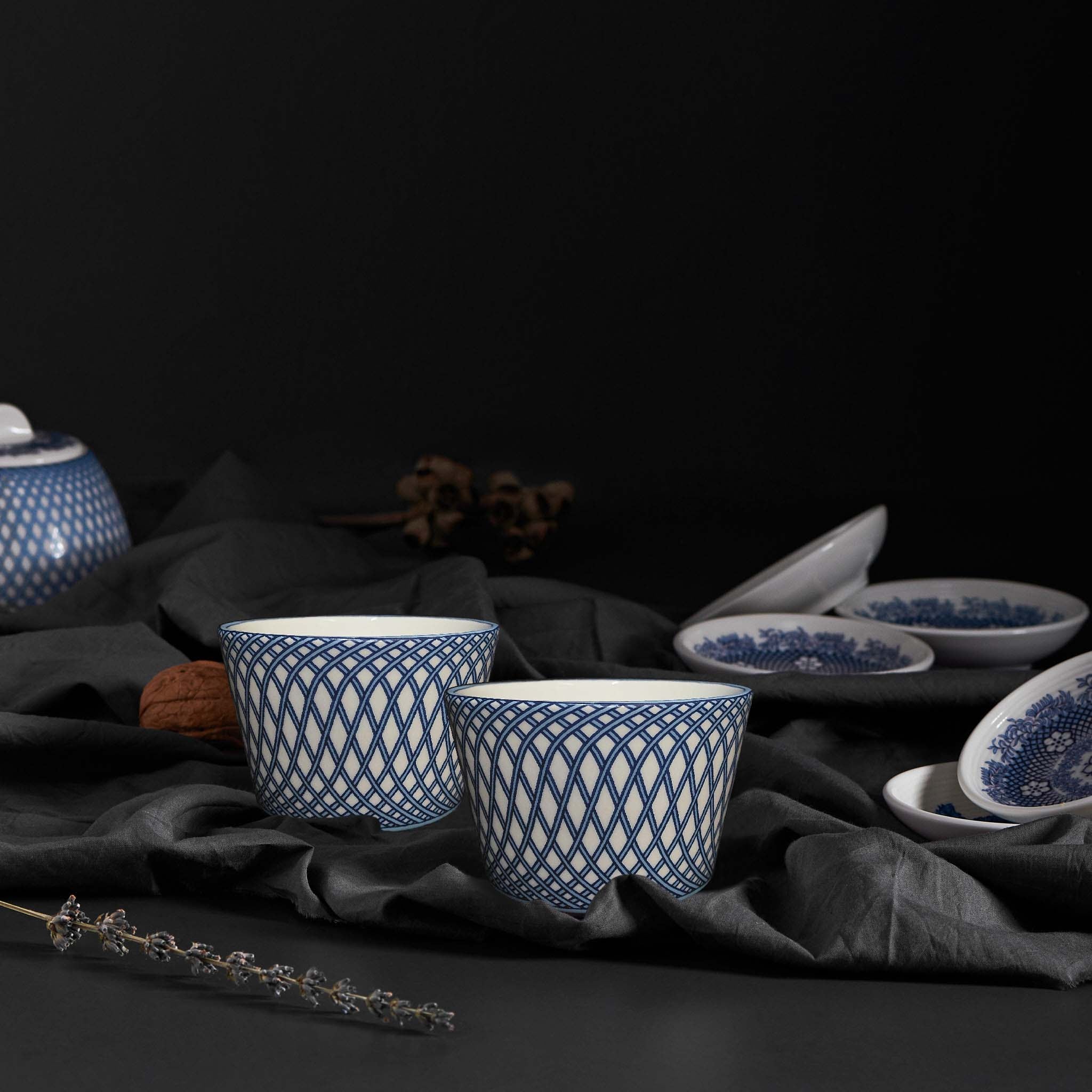 Renata China Blue Ramekin Set