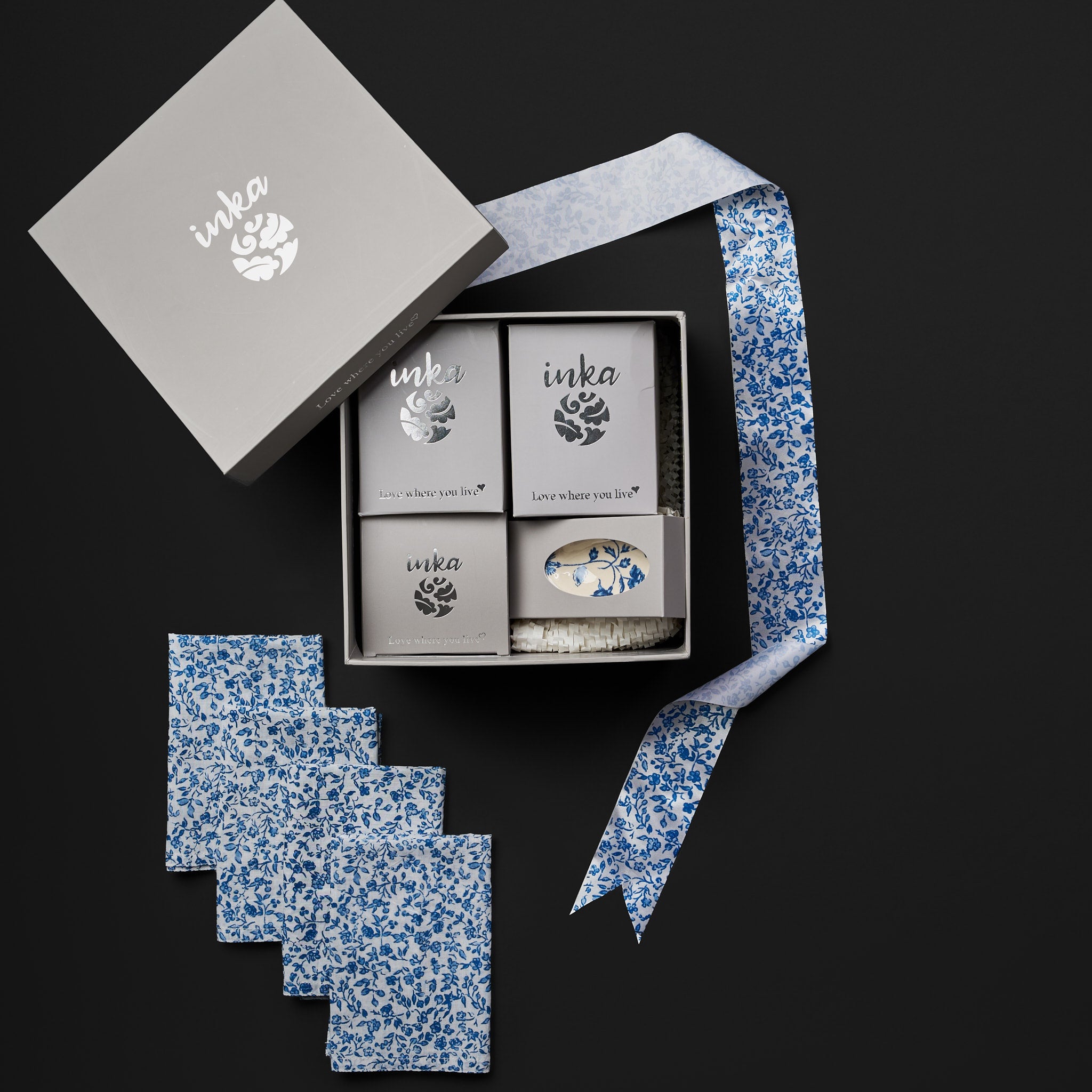 Tiana Cobalt Blue Tea Service Set