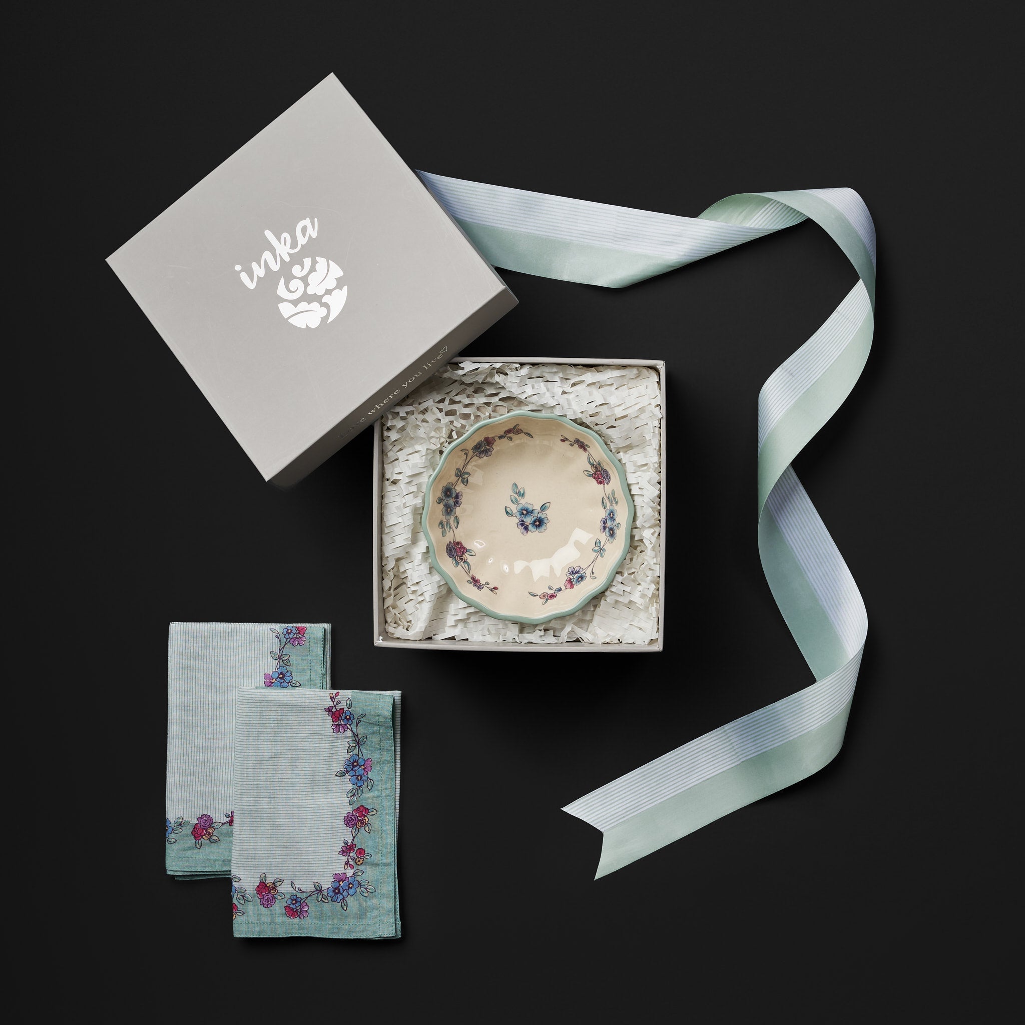 Mala Multicolour Petal Bowl Set