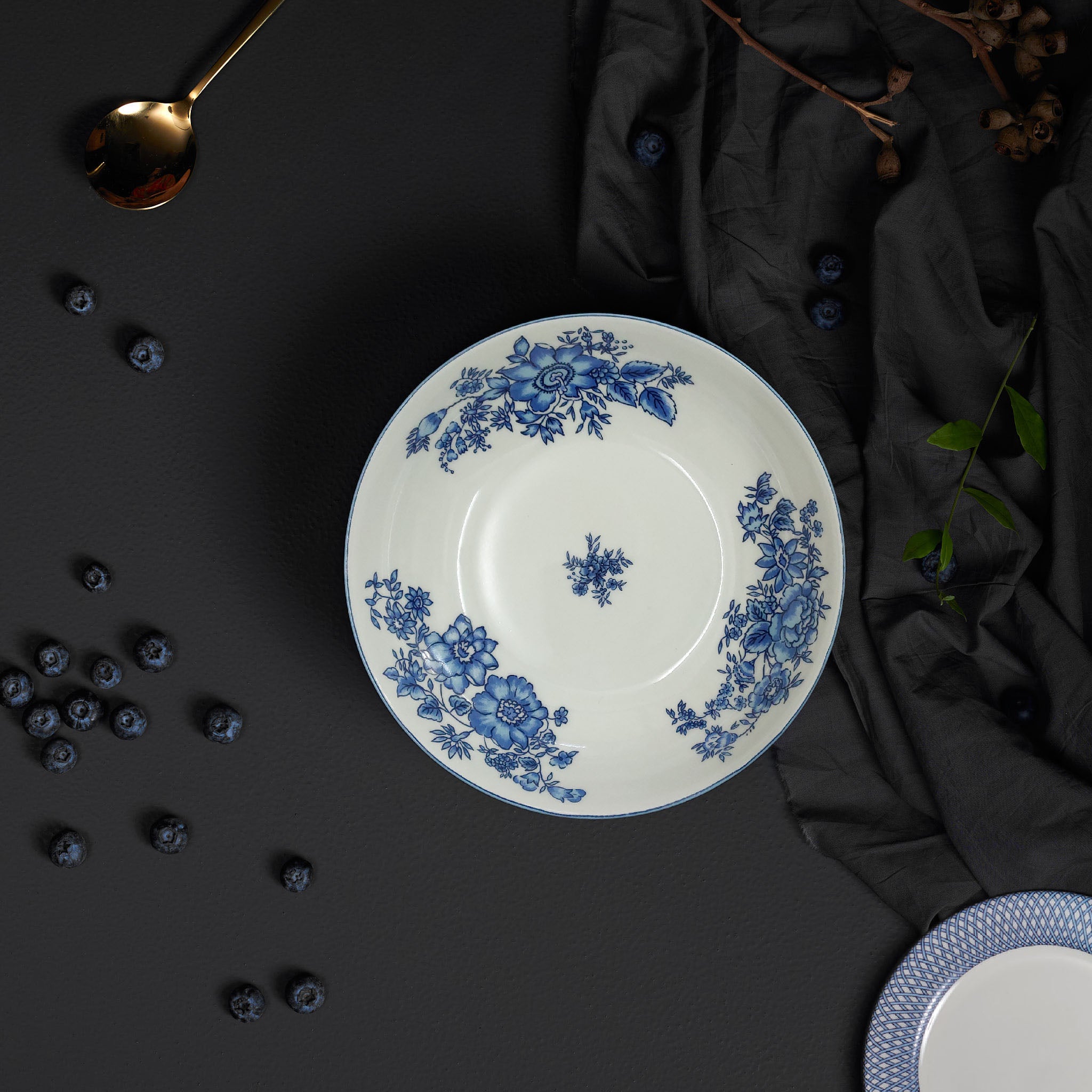 Renata China Blue Serving Bowl Large