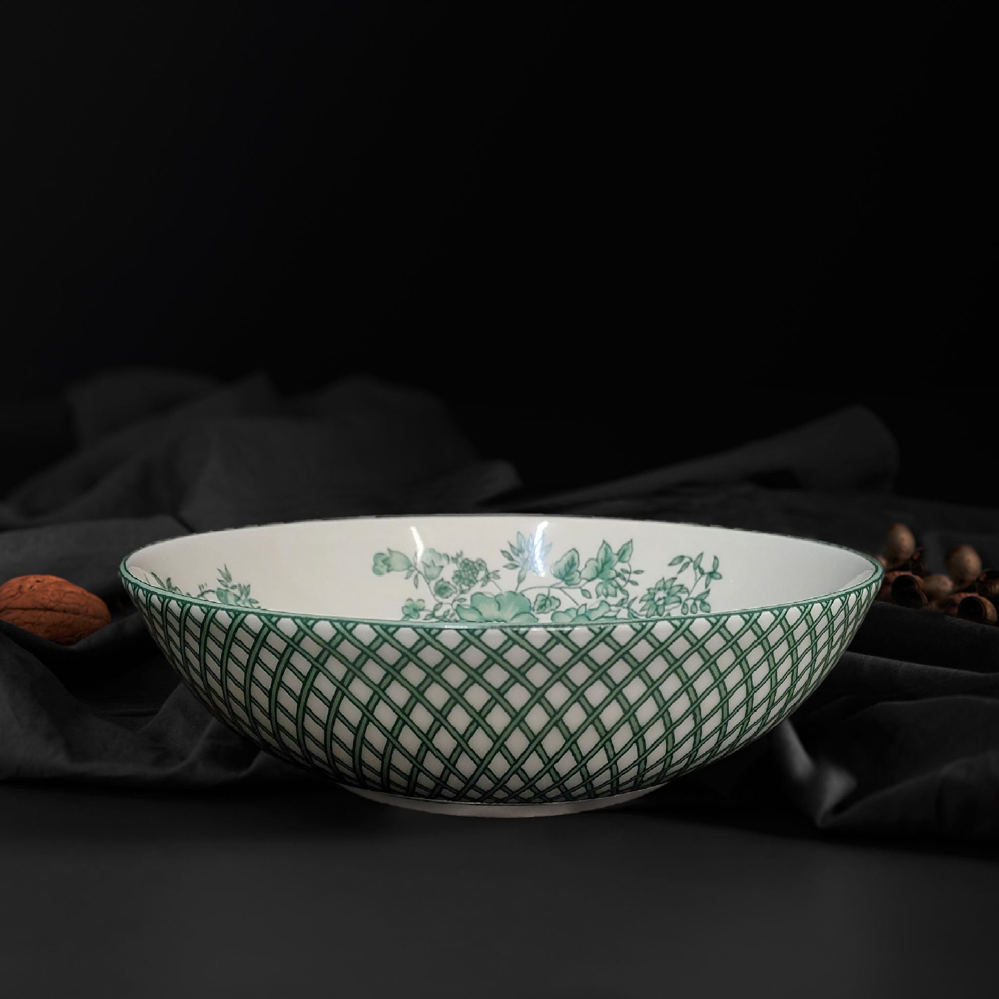 Renata Emerald Green Serving Bowl Large