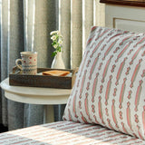 Minar strawberry pink bedsheet & pillow cover set