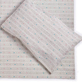 Ziba multicolour bedsheet & pillow cover set