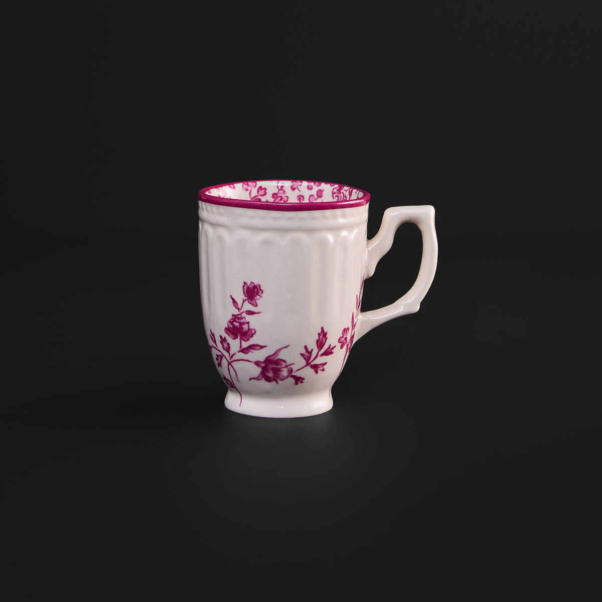 Tiana Floral Raspberry Pink Mug Set