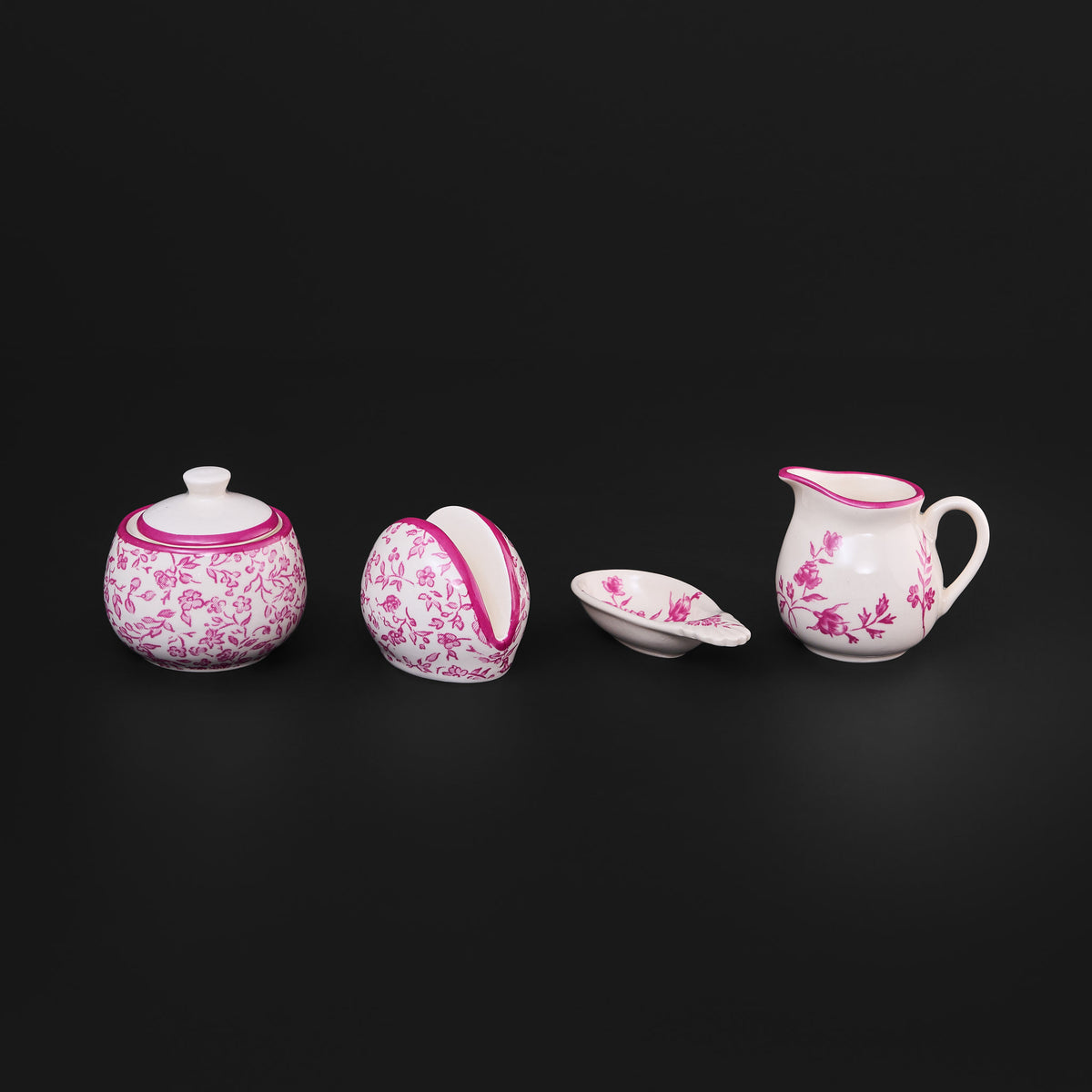 Tiana Floral Raspberry Pink Tea Service Gift Set