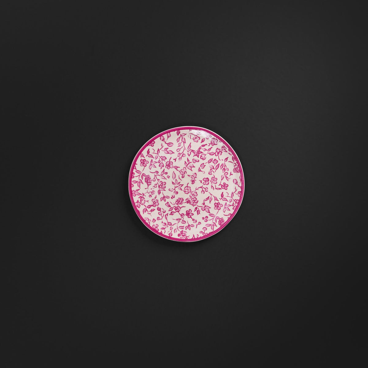 Tiana Floral Raspberry Pink Tapa Plate Set