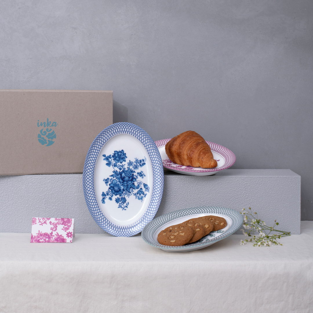 In Your Corner: Trinket Dish China Blue