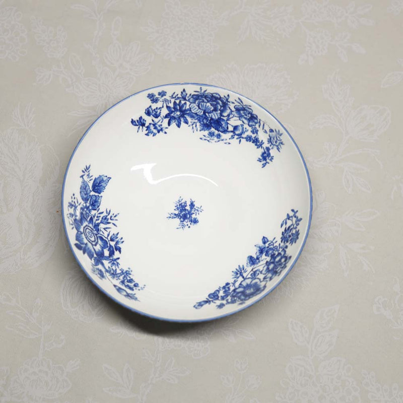 Renata china blue serving bowl