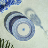Renata china blue side plate set (Set of 2)