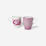 Raspberry pink mug set