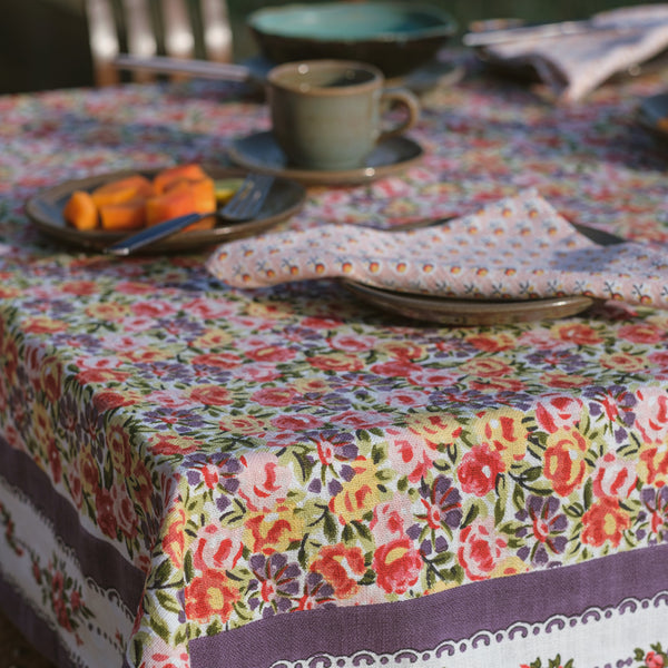 Nara lilac tablecloth
