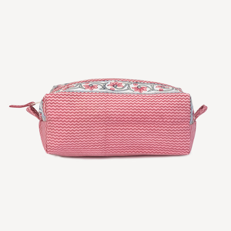 Ruhi raspberry pink travel pouch
