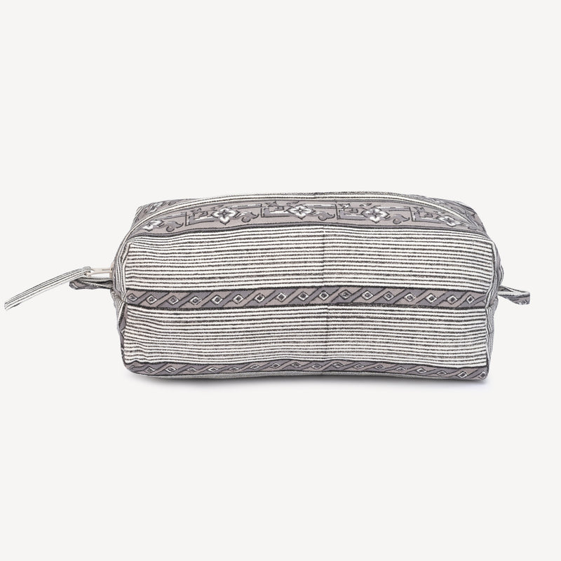 Tula charcoal grey travel pouch